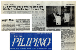 Master Wan Ko Yee Day